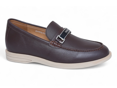Giày cao 6cm da lộn màu nâu
